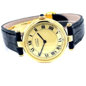 Cartier Must Ronde Vermeil