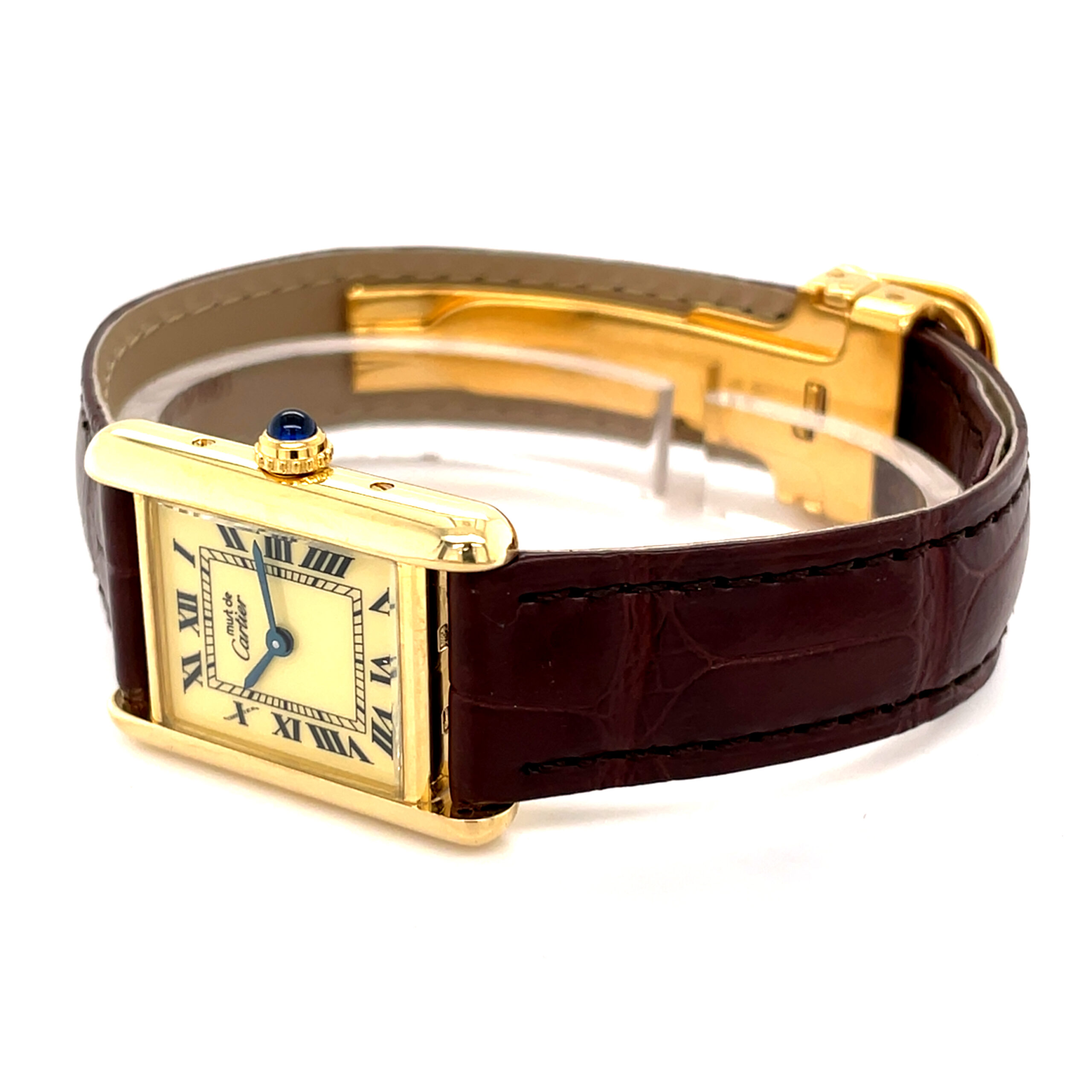 cartier tank vermeil sm