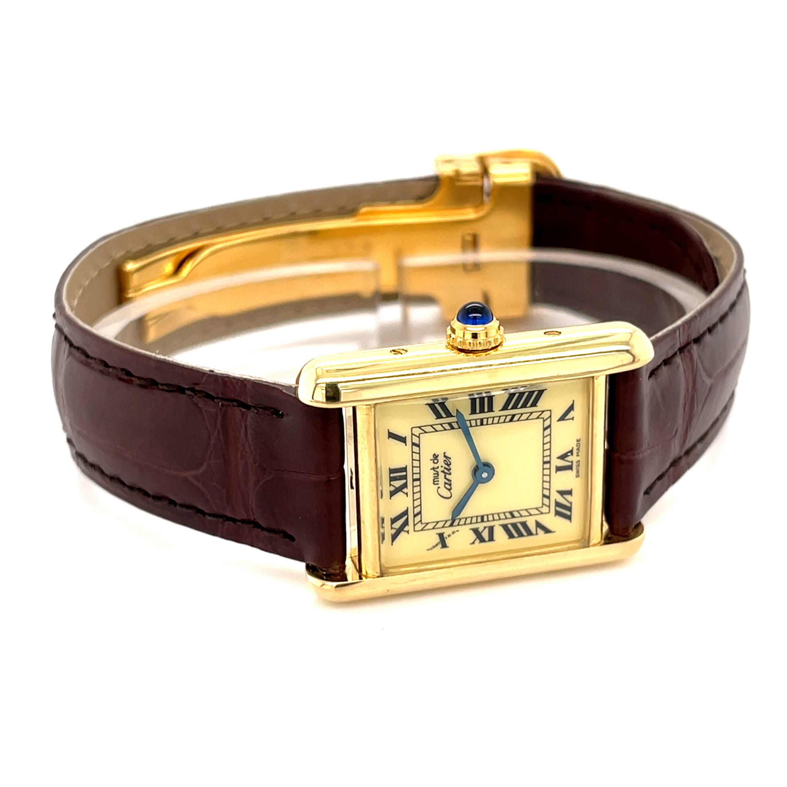 cartier tank vermeil sm