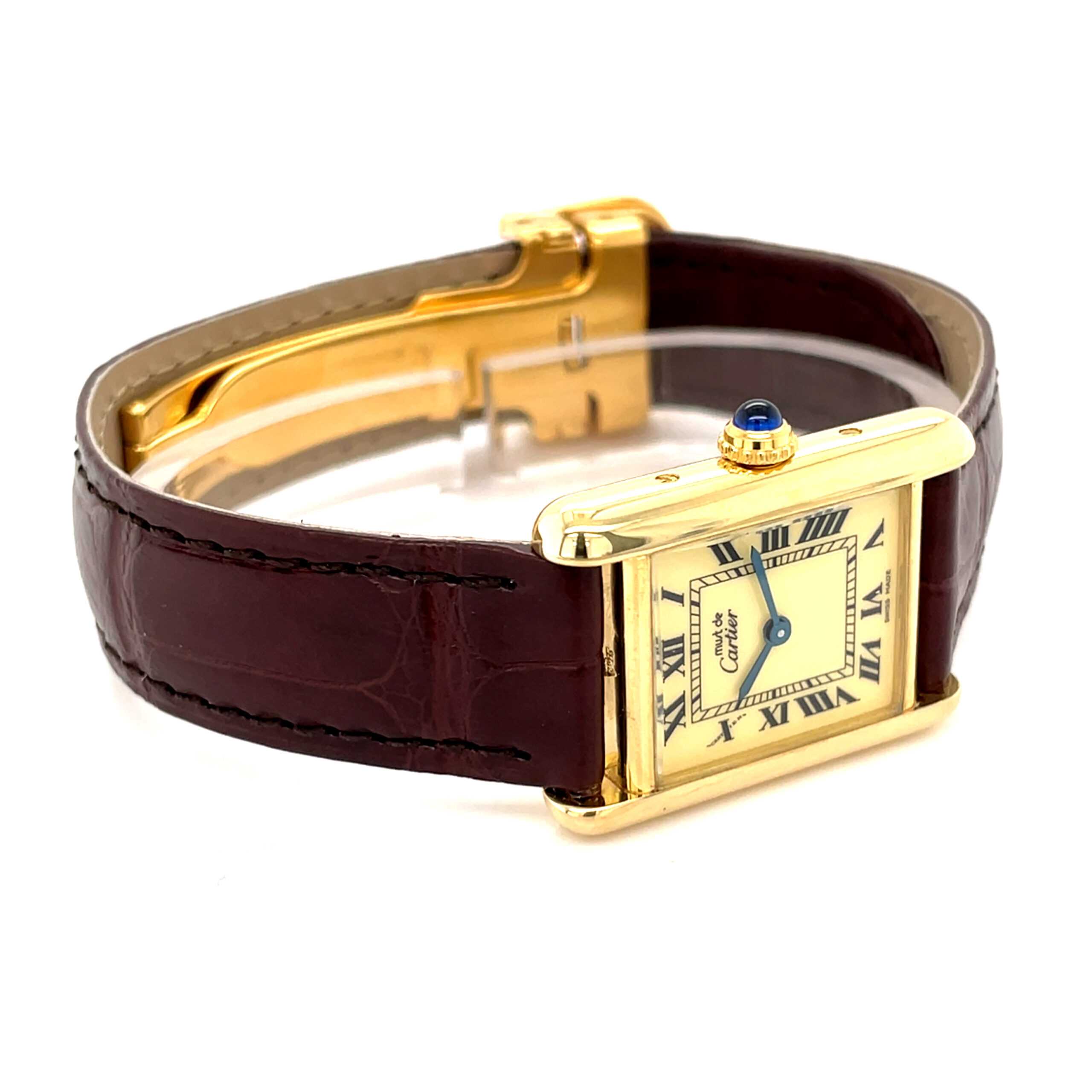 cartier tank vermeil sm