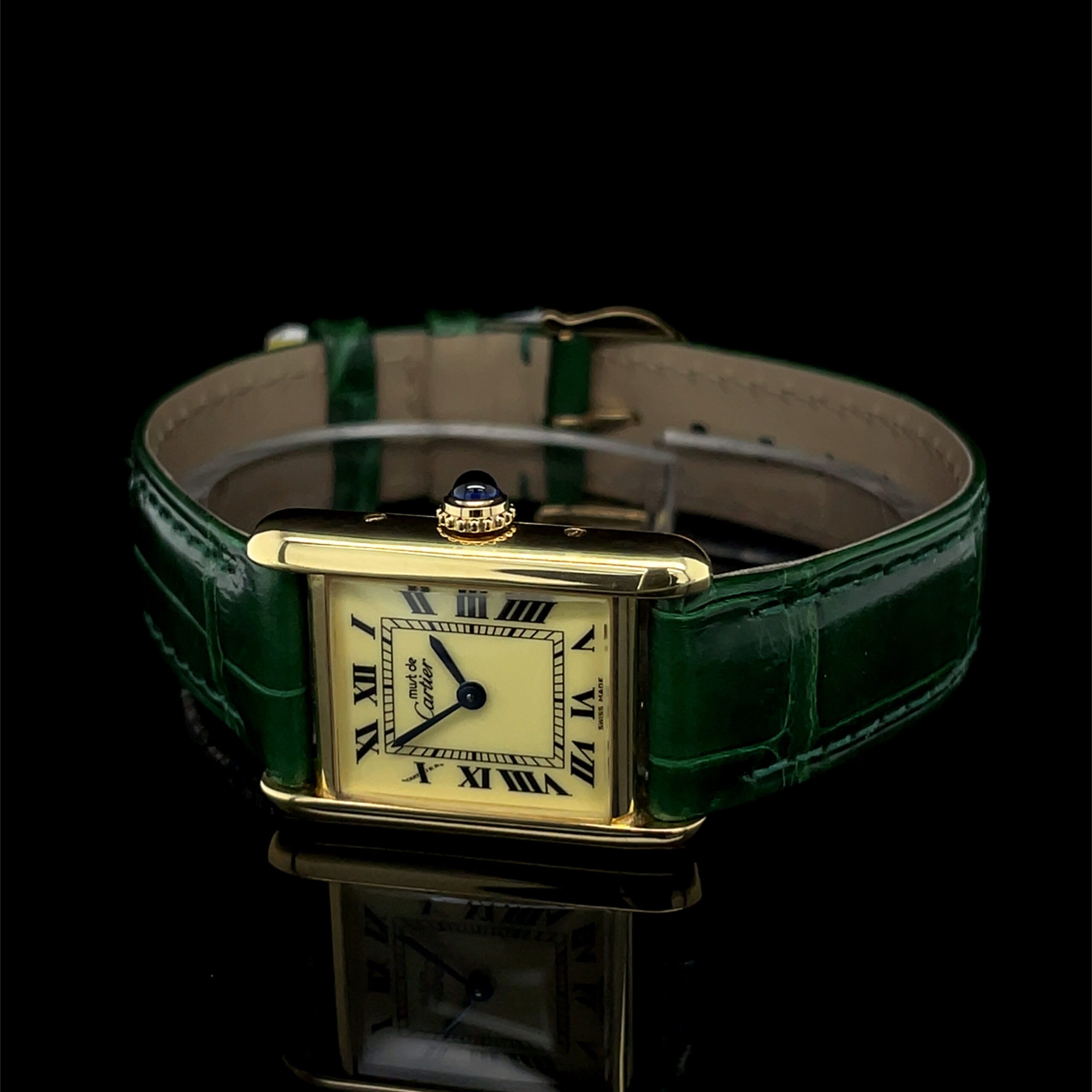 cartier tank chinoise 18k