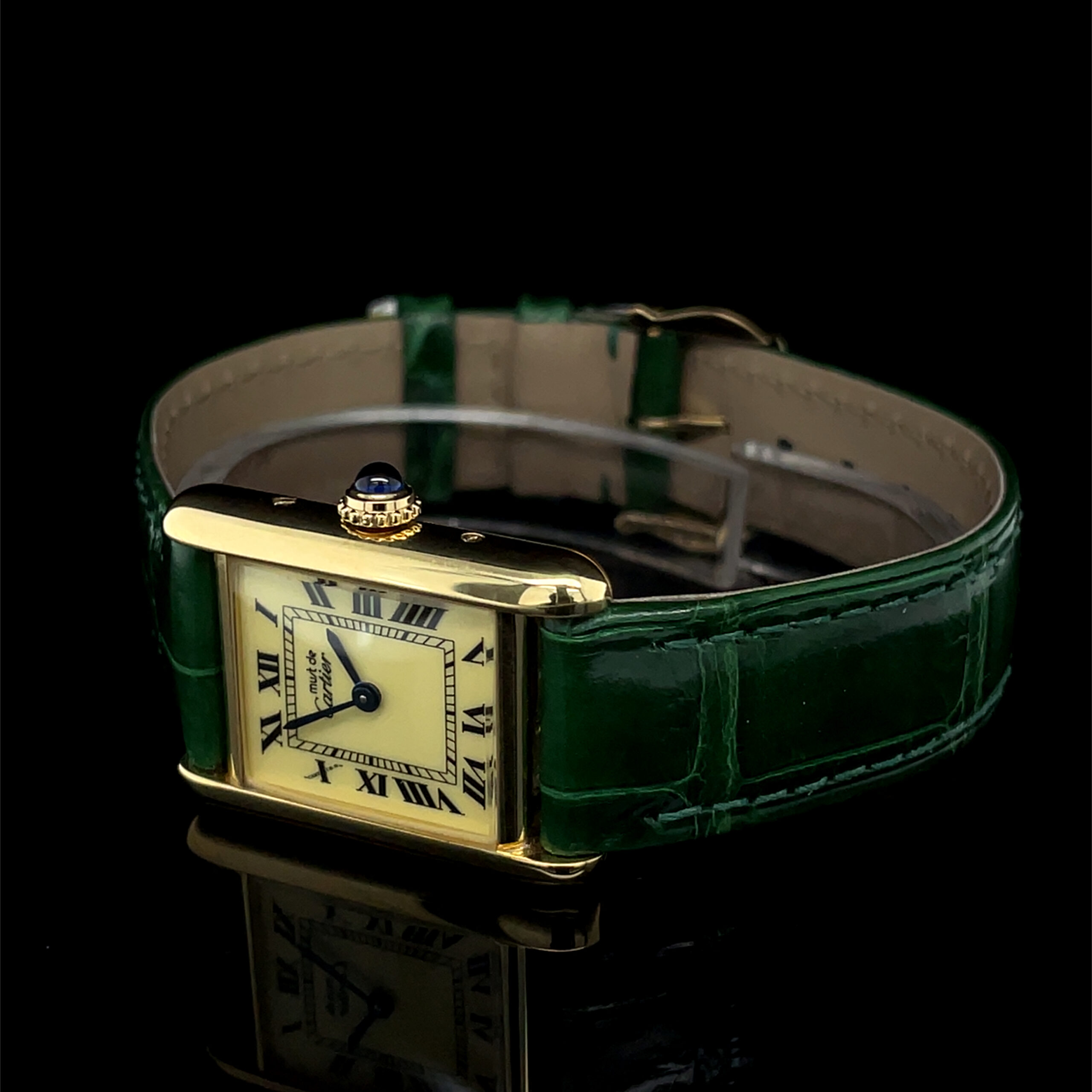cartier tank chinoise 18k