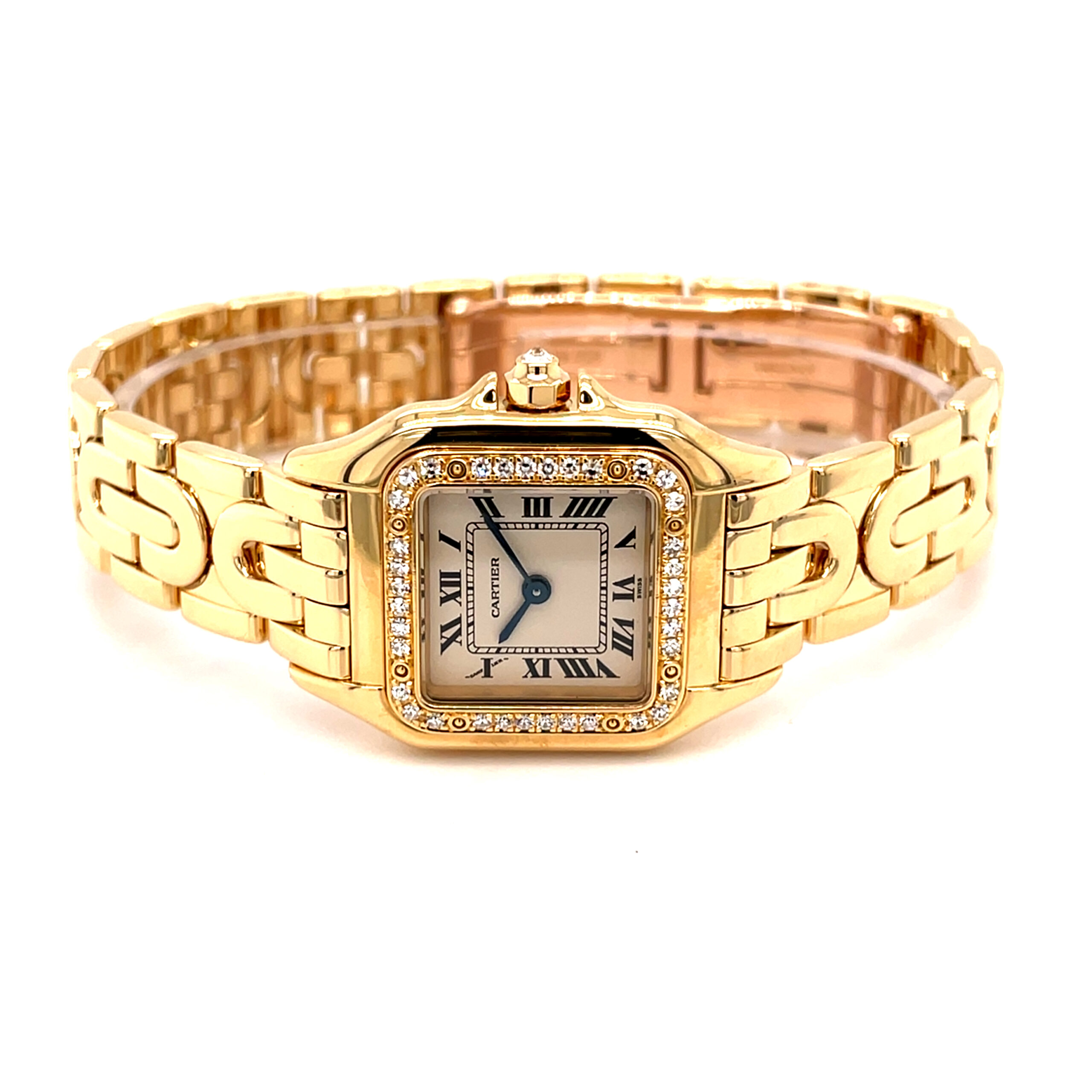 cartier panthere art deco 18k factory diamonds Cartier Panthere Art Deco 18K Factory Diamonds