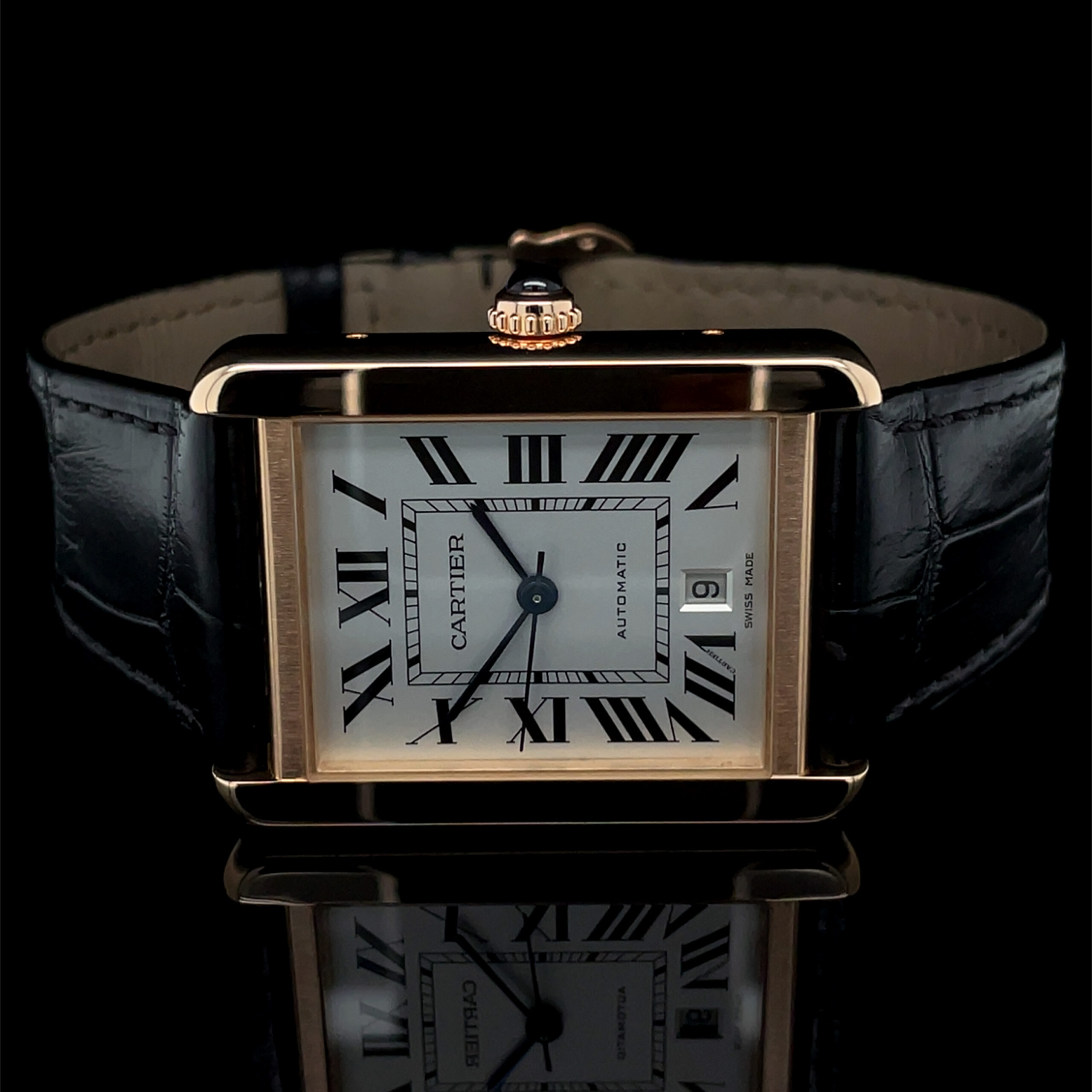 cartier tank solo xl 18k
