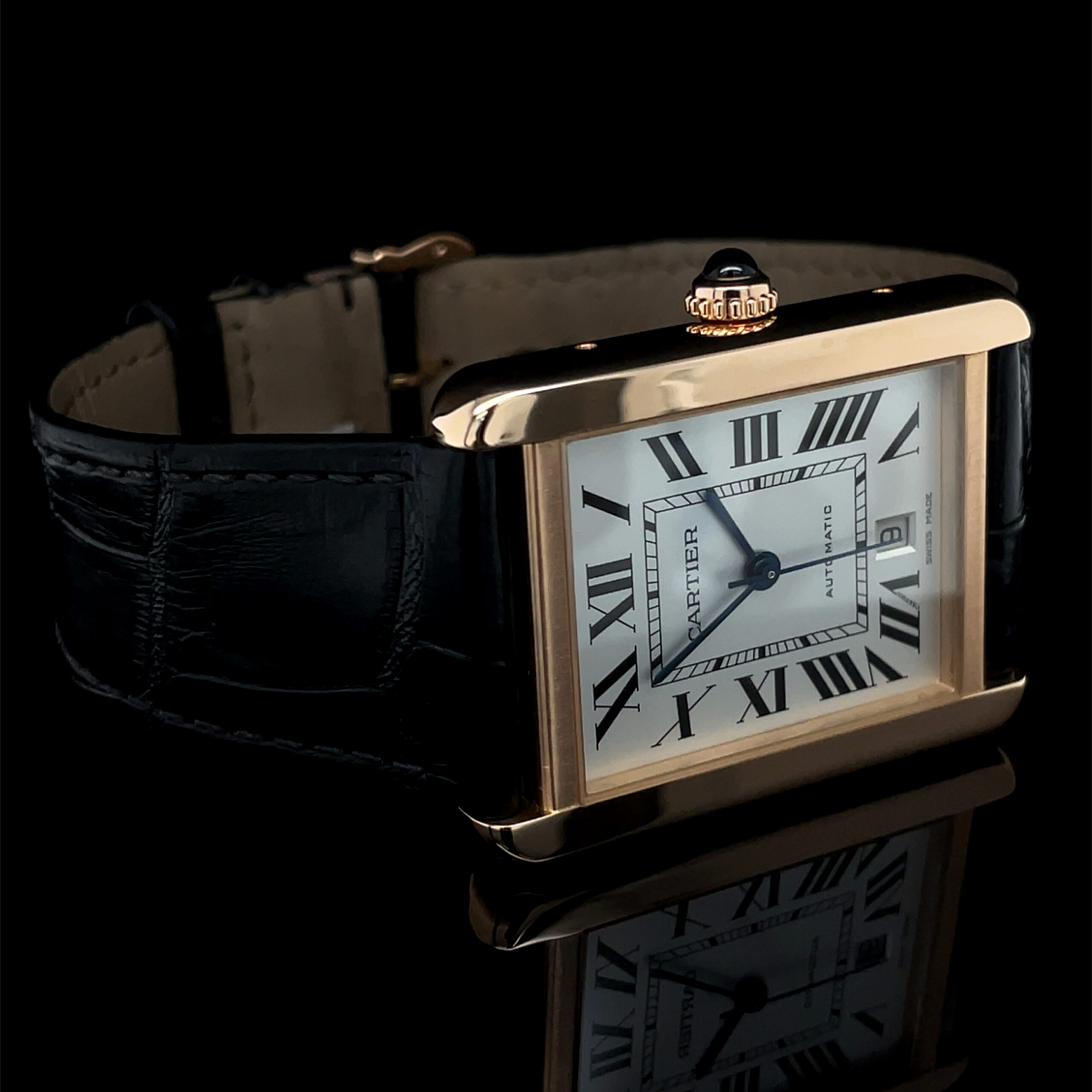 cartier tank solo xl 18k