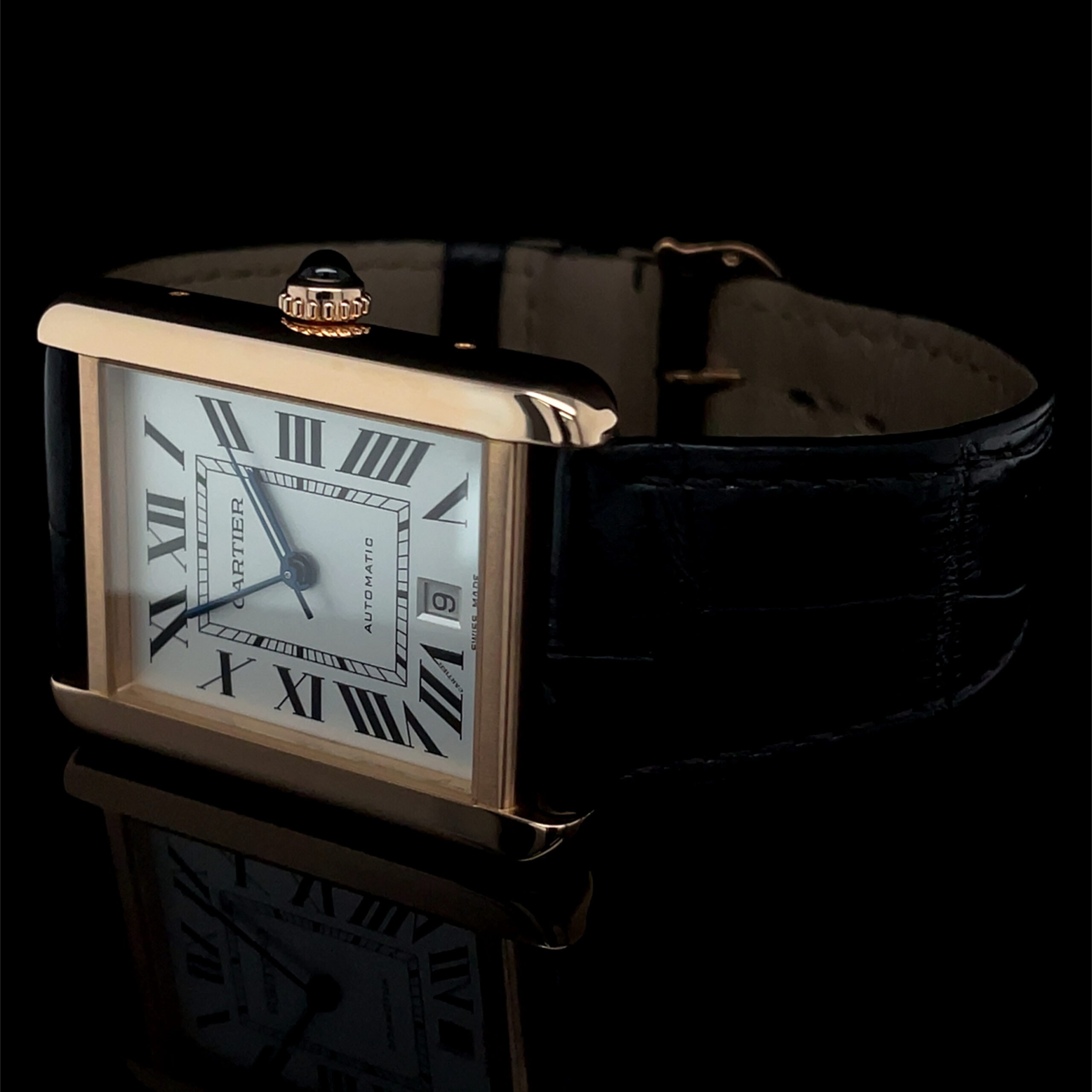 cartier tank solo xl 18k