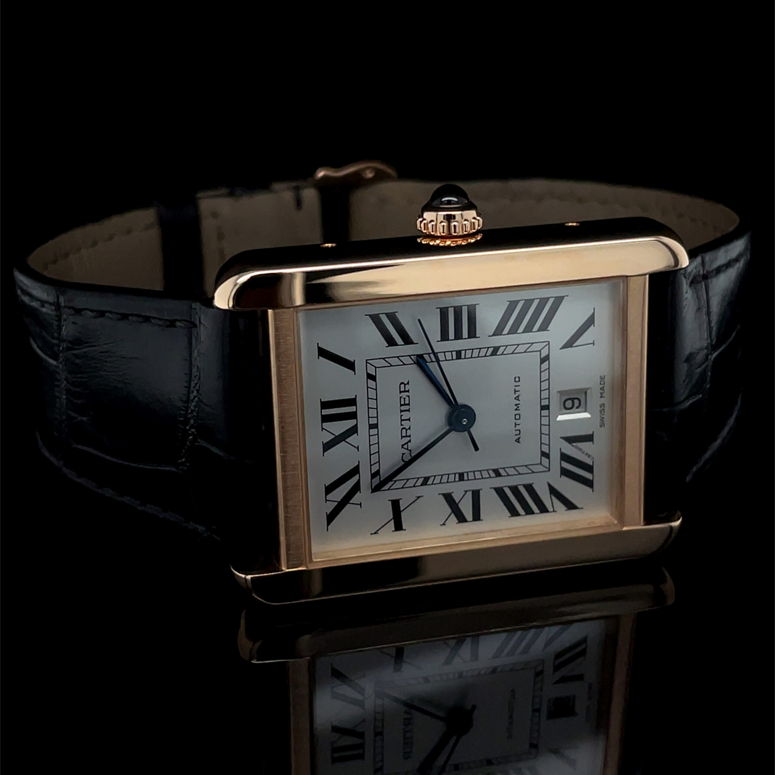 cartier tank solo xl 18k