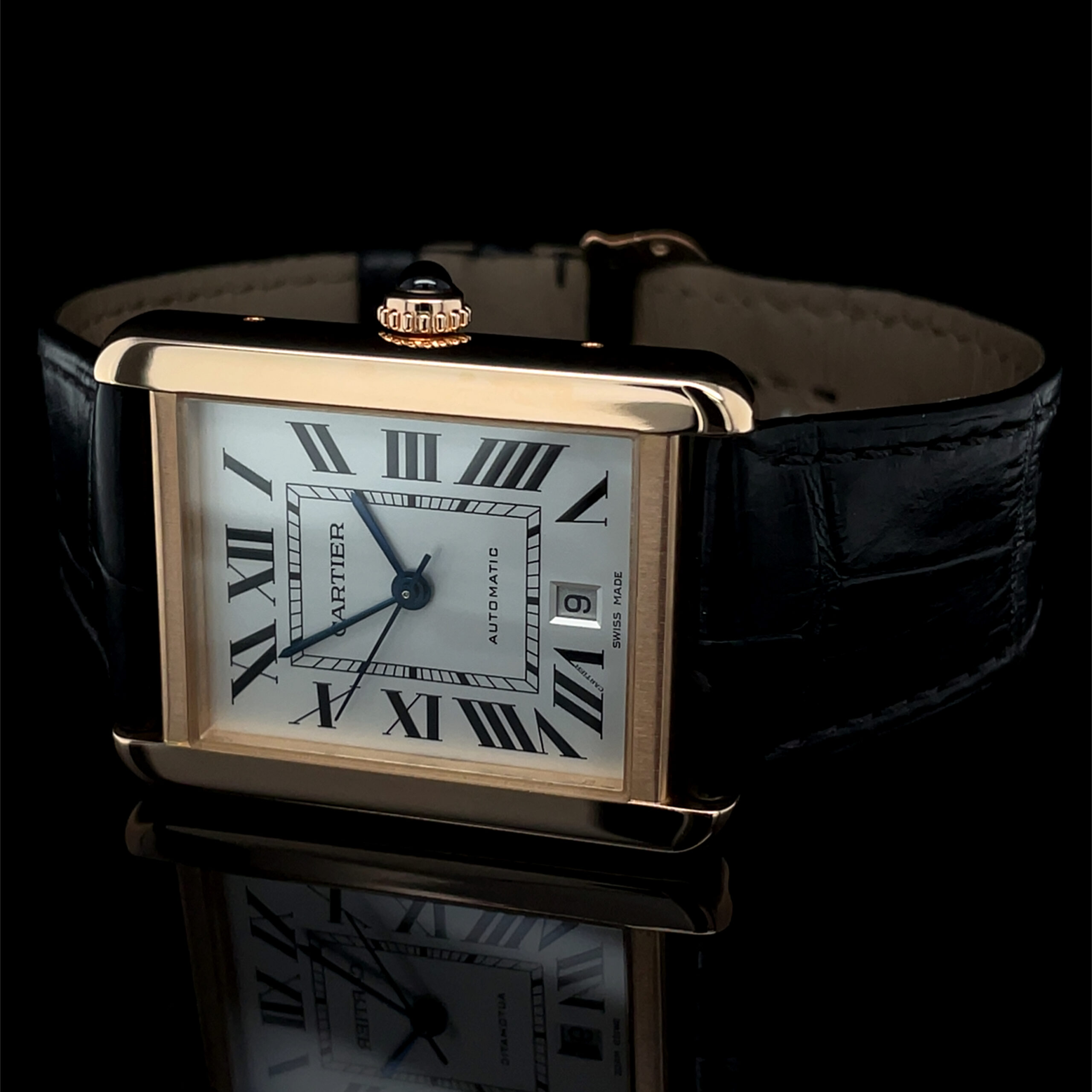 cartier tank solo xl 18k